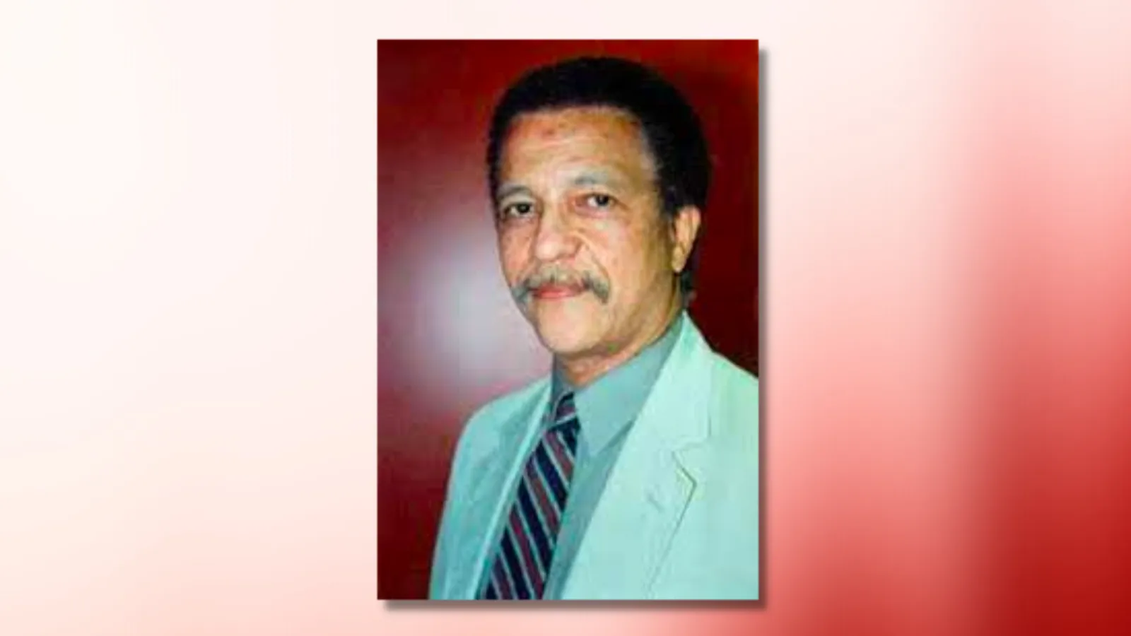guy hogan on red and white ombre background